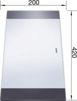 Logo Planche a decouper en verre securit zerox supra subline 219644