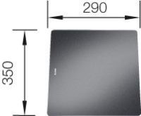 Logo Planche a decouper en verre noir p/statura 6if 221448