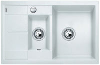 Logo Eviers � encastrer blancometra 6s - granit blanc