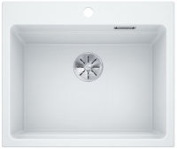 Logo Evier blancoetagon 6 - granit blanc - 524543