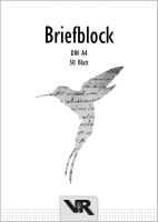 Logo Viktor richter bloc de correspondance a4, perfor 2 trous 521236