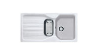 Logo Evier calypso - cog651 fragranit+ blanc artic