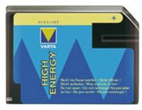 Logo Varta pile alcaline 'high energy', flat pack, (j/4lr61), 3060029