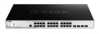 Logo Switch 24x10/100/1000 poe + 4 combo  370w ports 1-24 sont 802.3at (jusqu'a 30w)/manageable dgs-1210-28mp