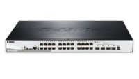 Logo Switch 24 ports giga + 4 giga sfp+ budget poe 370w dgs-1510-28xmp