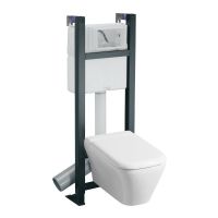 Logo Wc - wc suspendus - myday  - blanc k8398700000300
