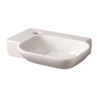 Logo Lave-mains - lave-mains cramique - myday 40 x 28 - blanc 155440000