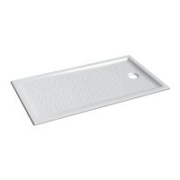 Logo Douche - receveurs de douche  encastrer - prima 160 x 80 x 4 - blanc