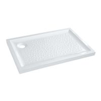 Logo Douche - receveurs de douche  poser - prima 120 x 80 x 7 - blanc