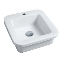 Logo Vasques - vasques  encastrer - cocktail 45 x 45 - blanc 00162320000