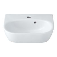 Logo Lave-mains - lave-mains cramique - lovely 45 x 33 - blanc 00102600000