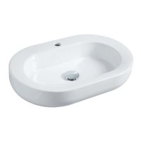 Logo Vasques - vasques  poser - cocktail 65 x 42 x 14 - blanc 00165320000