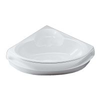 Logo Baignoires - baignoires d'angle - alexandra 147 x 147 - blanc