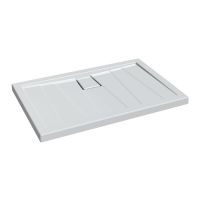 Logo Douche - receveurs de douche  poser - manhattan 140 x 70 x 6 - blanc