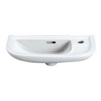 Logo Lave-mains - lave-mains cramique - lina 50 x 23 - blanc 00109000000