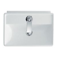 Logo Lave-mains - lave-mains cramique - carat 45 x 32 - blanc 00102100000