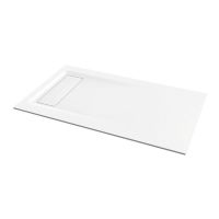 Logo Douche - receveurs de douche  encastrer - opale 140 x 90 - blanc