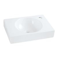 Logo Lave-mains - lave-mains cramique - prciosa ii style 40 x 28 - blanc