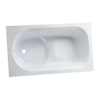 Logo Baignoires - baignoires rectangulaires - prima de 120 120 x 70 - blanc
