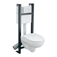 Logo Wc - wc suspendus - prima rimfree 54 x 36 - blanc 08398300000320