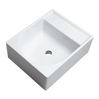 Logo Lavabos - lavabos en cramique - vidocq 55 x 45 x 20 - blanc