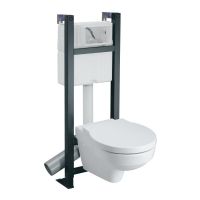 Logo Wc - wc suspendus - jazz  - blanc 08397200000400