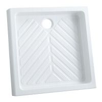 Logo Douche - receveurs de douche  poser - bastia 90 x 90 x 11 - blanc