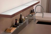 Logo Luisina - glasstab - tablette lumineuse fluorescente 1210 mm coloris marron zen tlv28 038