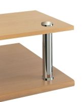 Logo Luisina - supports de snack inox - support de snack droit, fixation traversante - � 40mm coloris ino zd ssd 015