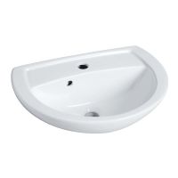 Logo Lavabos - lavabos en cramique - bastia 50 x 35 - blanc 00109900000