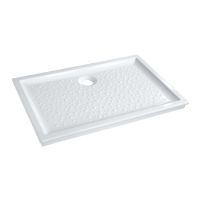 Logo Douche - receveurs de douche  encastrer - prima 100 x 80 x 7 - blanc