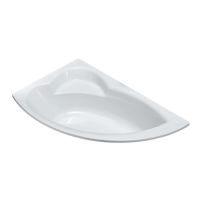 Logo Baignoires - baignoires d'angle - aveline 150 x 100 - blanc