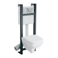 Logo Style - wc - wc suspendus - prima style  - blanc 08395300000400