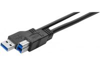 Logo Cordon eco usb 3.0 a / b noir- 2,0 m 149796