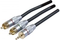 Logo Câble jack 3.5mm/2x rca mâle premium 3m 104012