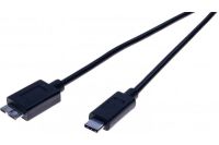 Logo Cordon usb 3.1 gen1 micro b / c noir 1,8 m 150334