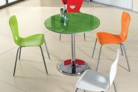 Logo Luisina - pied central draco en acier chrom� h 720 mm zd 20 015