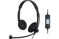 Logo Sennheiser sc 60 usb ctrl micro-casque voip - 2 couteurs 450032