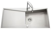 Logo Luisina - luisinox - calisto - evier � encastrer luisina 1 tr�s grand bac, 1 �gouttoir coloris inox  ev70021 il