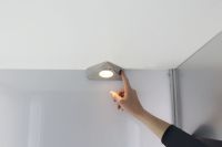 Logo Luisina - sam - kit sam - 2 spots coloris inox lumi�re chaude + c�blage + convertisseur zen k2sl8 065