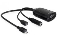Logo Delock adapt. mhl micro-usb m vers vga f/micro-usb f/ster�o 151433