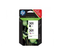 Logo Pack cartouche hp n9j72ae n°301 - noir + 3 couleurs 973625