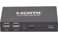 Logo Kvm switch hdmi 4k2k / usb 2.0 - 2 ports avec c�bles 061081