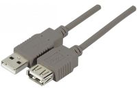 Logo Rallonge co usb 2.0 a / a grise - 1,8 m 149385