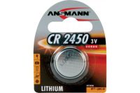 Logo Ansmann pile bouton en lithium 'cr2450', 3,0 volt, blister 18005465