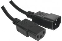 Logo Rallonge d'alimentation c14 / c13 noire - 5,0 m 808060