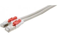 Logo Câble rj45 cat6 s/ftp à verrouillage gris - 1 m 848936
