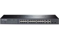 Logo Smart switch administrable 24 ports 10/100 mbps + 4 ports gigabit
