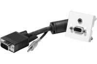 Logo Plastron adaptateur vga + jack 3,5 - 15 m 102490