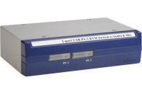 Logo Kvm 2 ports combo vga - usb/ps2 + audio avec cable 062039